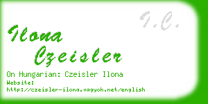 ilona czeisler business card